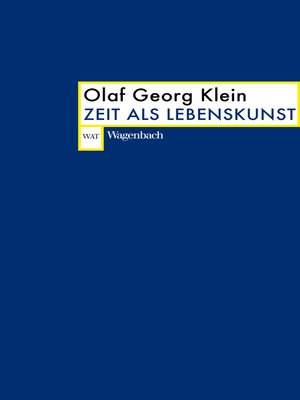 cover image of Zeit als Lebenskunst